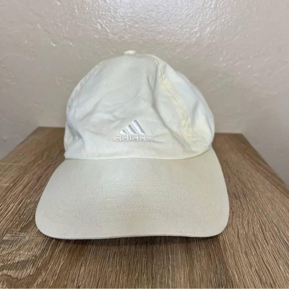 Adidas Climalite Light Yellow Ball Cap Hat Adjustable One size